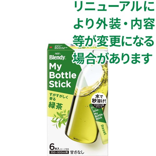 味の素AGF ブレンディ マイボトルスティック すがすがしく香る 緑茶 6本
