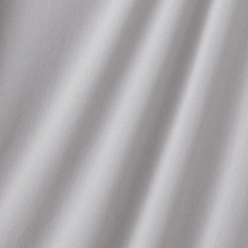 PEACE FIT(ピースフィット) SilkyFACT 半袖クルーネックシャツ 紳士 グレー L トップバリュ