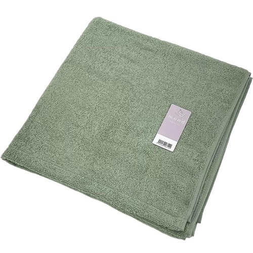 フェイラー バスタオル　グリーン 林 ムードカラー バスタオル 約60 x 120cm カーキ Green Beans