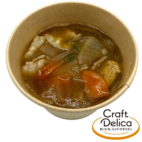 冷蔵】クラフトデリカ 野菜を味わう10種具材の豚汁 1パック (272g