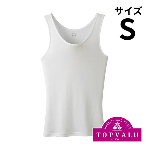 PEACE FIT(ピースフィット) COOL コットンタンクトップ 婦人 オフホワイトS トップバリュ