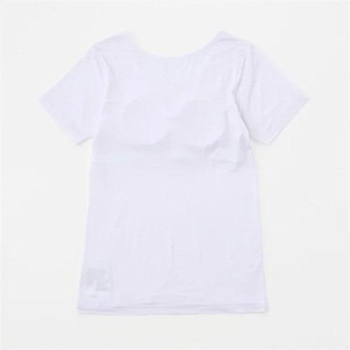 PEACE FIT(ピースフィット) WARM カップ付きシャツ 3分袖 女の子 ブラック 150cm トップバリュ