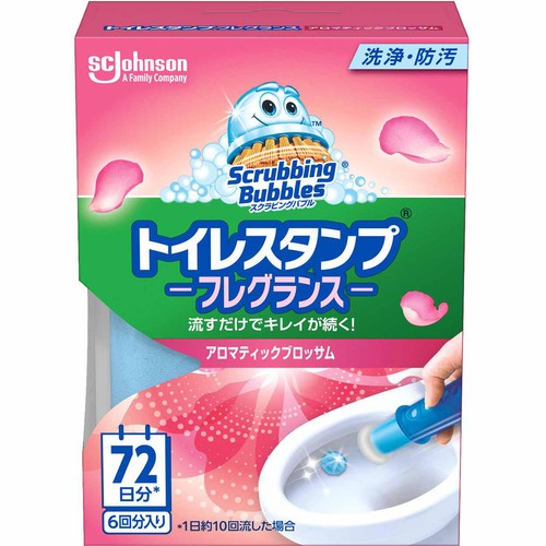 ジョンソン スクラビングバブル トイレスタンプフレグランス 本体 アロマティックブロッサム 38g