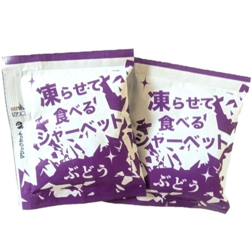 ジェーシーシー 凍らせて食べるシャーベット ぶどう  6個入
