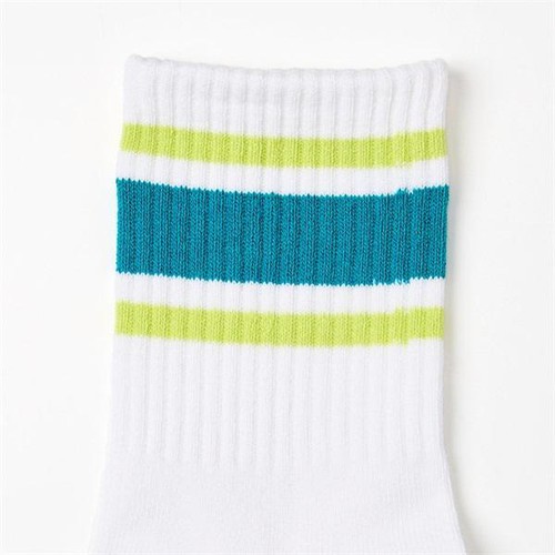 3足よりどり PEACE FIT (ピースフィット) COOL リッチェルライン クルー丈ソックス シロ 19-21cm トップバリュ