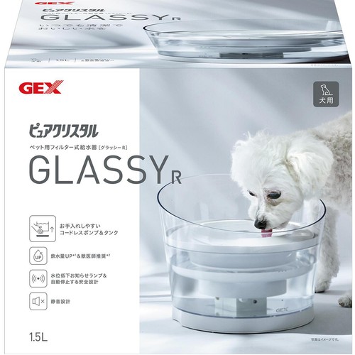 【ペット用】 ジェックス ピュアクリスタル グラッシーR 犬用 1.5L