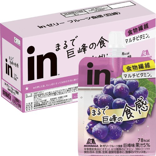 森永製菓 inゼリーフルーツ食感 巨峰 6コ