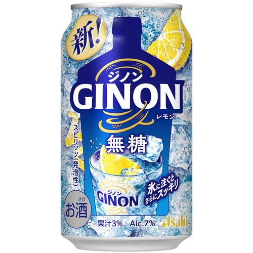 【7%】 アサヒ GINON レモン 350ml x 6本