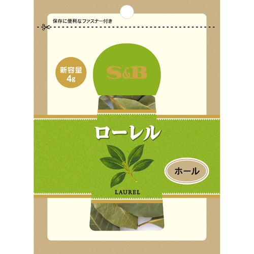 エスビー食品 SPICE&HERB 袋入りローレル(ホール) 4g