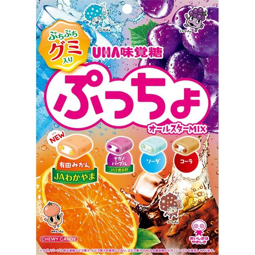 UHA味覚糖 ぷっちょ袋 4種アソート 88g
