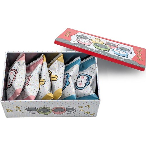 長登屋 ちいかわ パジャマパーティーズ カラフルクランチ缶 6個入