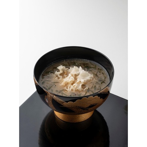 サンジルシ醸造 加賀屋総料理長監修 花びら茸とアカモクのみそ汁 3食入