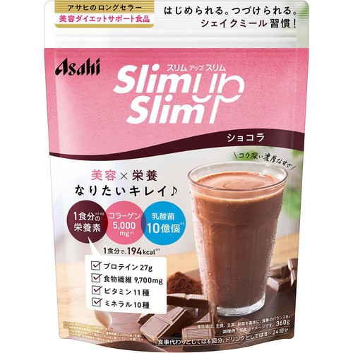 アサヒグループ食品 スリムアップスリム シェイク ショコラ 360g Green
