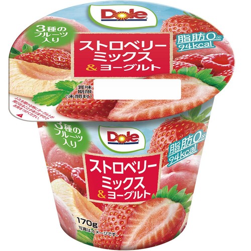 協同乳業 ドール ストロベリーミックス&ヨーグルト 170g Green Beans