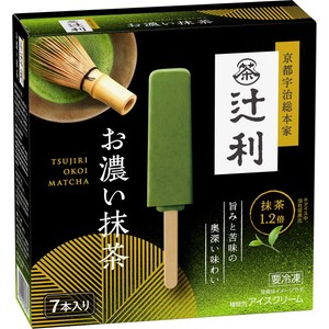 明治 辻利 お濃い抹茶 40ml x 7本入 Green Beans | グリーン