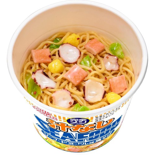 日清食品 完全メシ 汁なし シーフードヌードル味 焼きそば 111g