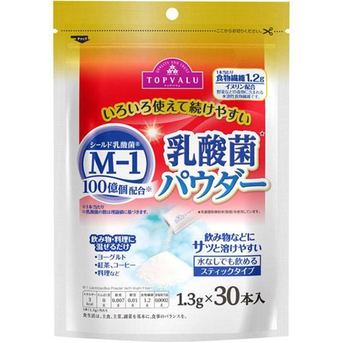 M-1配合乳酸菌パウダー 1.3g x 30本 トップバリュ Green Beans