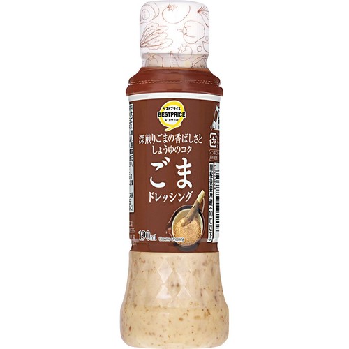 ごまドレッシング 190ml トップバリュベストプライス Green Beans