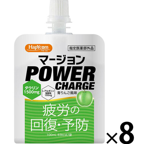 ハピコム マージョンパワーチャージ 青りんご味 100mL x 8袋