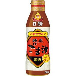 日清オイリオ かけて香る純正ごま油 フレッシュキープボトル 320g