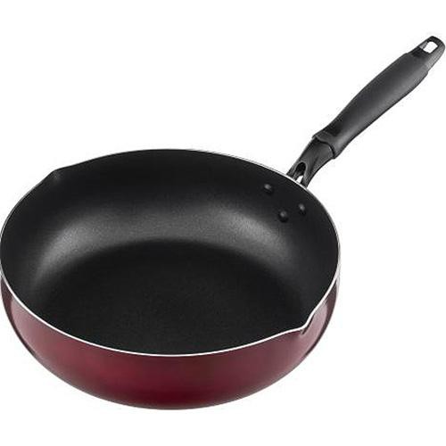 超深型 ふっ素加工IH対応 両口フライパン 28cm GH-IH28E Green Beans