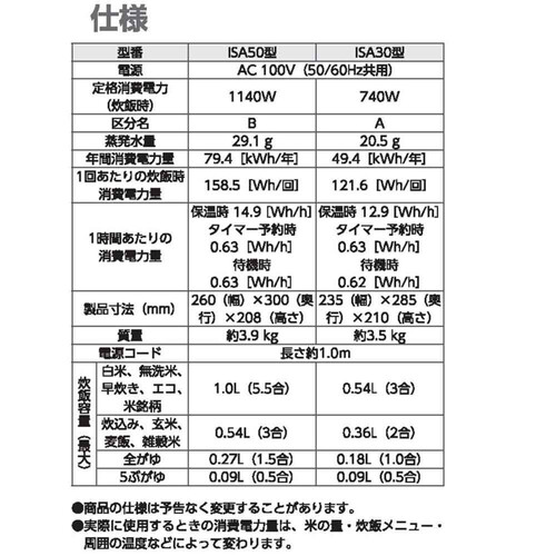 【お取り寄せ商品】 アイリスオーヤマ IHジャー炊飯器 3合 50銘柄炊き 極厚火釜 ブラック RCISA30B