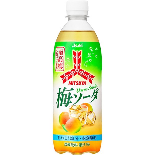アサヒ飲料 三ツ矢 梅ソーダ 500ml