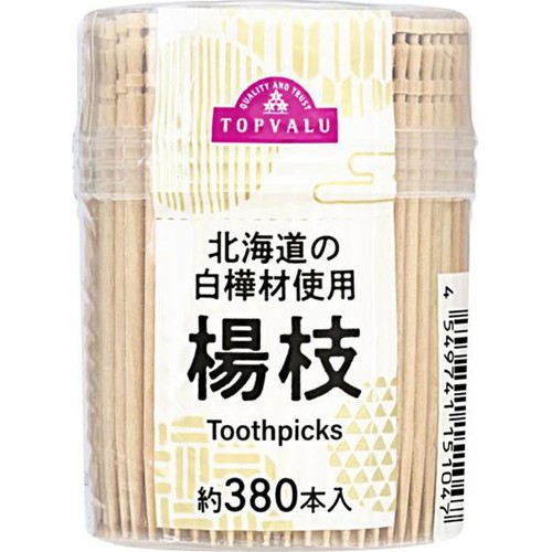 国産楊枝 約380本 トップバリュ