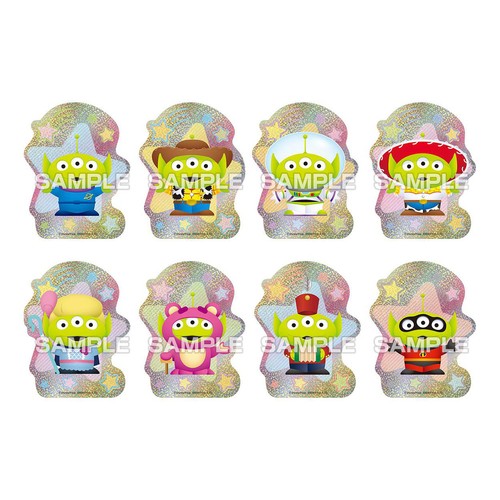 エンスカイ エイリアンリミックス キャラカットステッカーガム 2個入