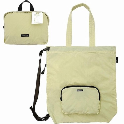 ルートート SN.セオルーdelta.パッカブル−B トートバッグ クリーム
