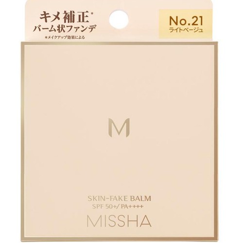 ミシャ M スキンフェイク バーム No.21 ライトベージュ 11g