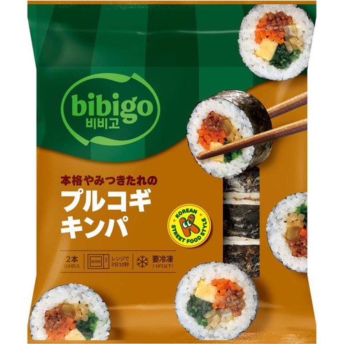 CJ FOODS JAPAN 本格やみつきたれのプルコギキンパ【冷凍】 2本(250g)