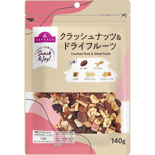 クラッシュナッツ&ドライフルーツ 140g トップバリュ Green Beans