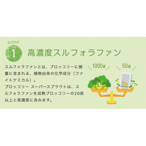 村上農園 ブロッコリースーパースプラウト 1パック 50g