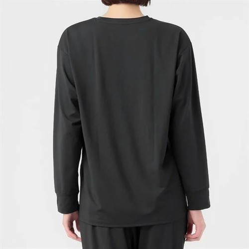 EXセリアント ウェア ルームウエア(ルーム長袖Tシャツ) 婦人 クロ M トップバリュ CELLIANT(セリアント)