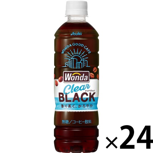 アサヒ飲料 ワンダクリアブラック 500mlX24 Green Beans | グリーン