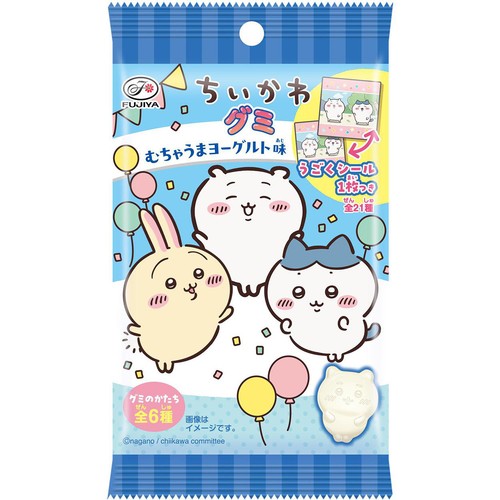 不二家 アニメちいかわグミ(むちゃうまヨーグルト味) 6粒入