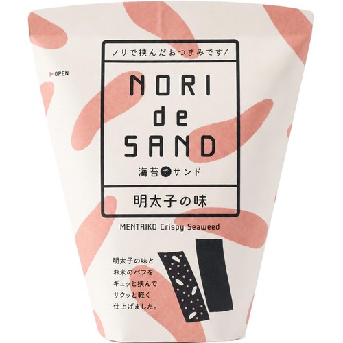 サンエイ海苔 海苔でサンド 明太子の味 10g