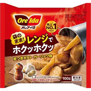オレアイダ レンジでホクッホクッ 皮つきポテト ガーリック味【冷凍