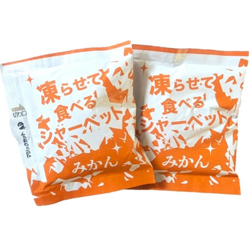 ジェーシーシー 凍らせて食べるシャーベット みかん  6個入
