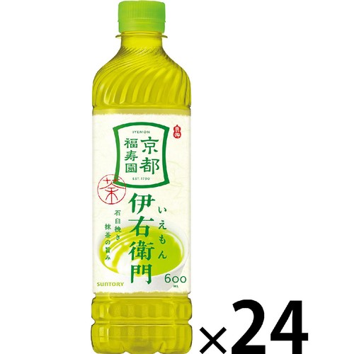 サントリー 伊右衛門 1ケース 600ml x 24本 Green Beans | グリーン