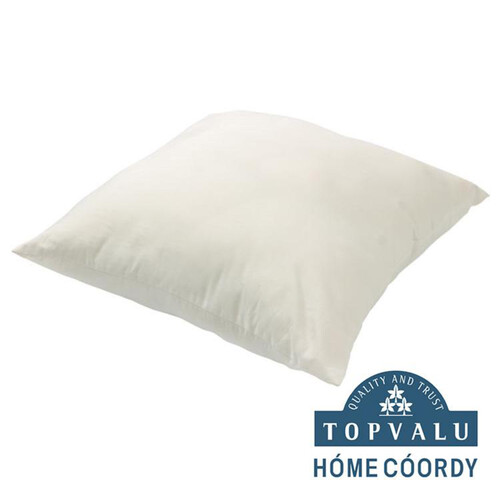 ポリエステルヌードクッション 45 x 45cm ホワイト ホームコーディ