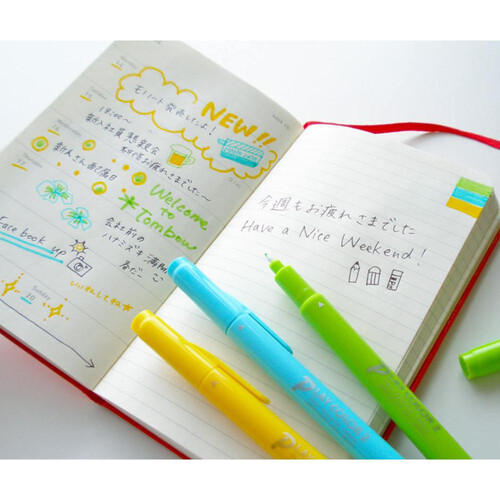 ploom Novelbright 青 サイン入り Amazon.co.jp: トンボ鉛筆 蛍光ペン 蛍コート 空色 10本 WA-TC96