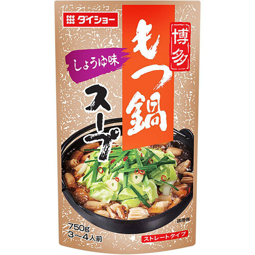 ダイショー 博多もつ鍋スープ しょうゆ味 750g