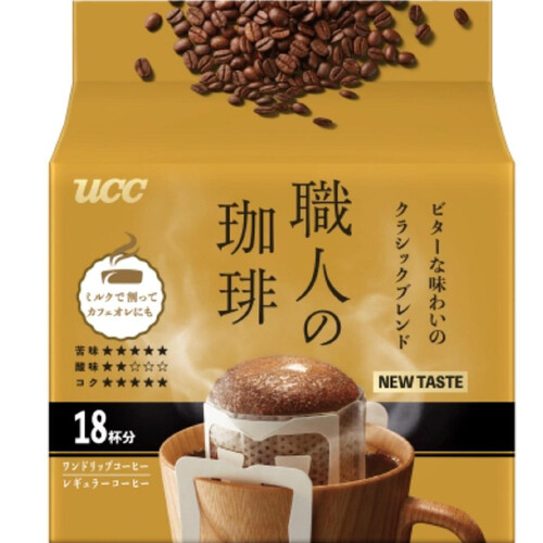 UCC上島珈琲 職人の珈琲 ワンドリップコーヒー ビターな味わいの