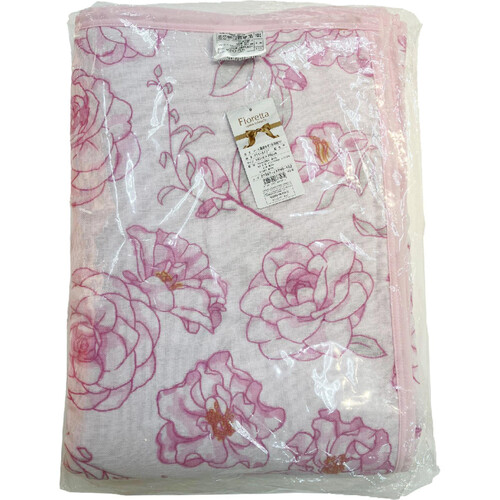 昭和西川 シール織綿毛布 140 x 200cm ピンク Green Beans | グリーン