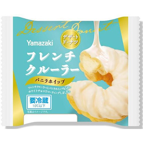 ヤマザキ フレンチクルーラーバニラホイップ 1個 Green Beans