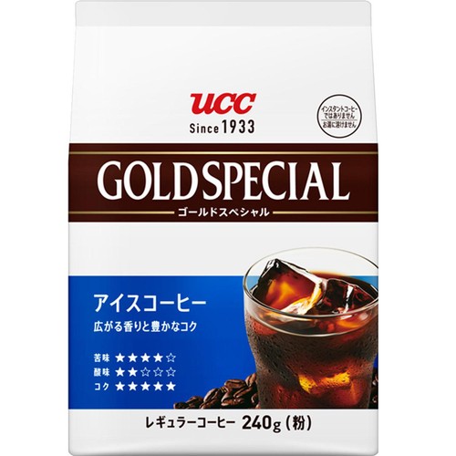 UCC上島珈琲 【粉】 ゴールドスペシャル アイスコーヒー 240g