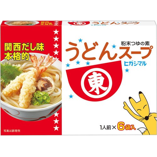 ヒガシマル醤油 うどんスープ 6袋入