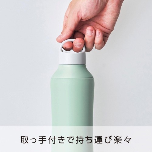 ドウシシャ そこまで洗えるボトル500ml ブルー 水筒 SAMB500BL Green
